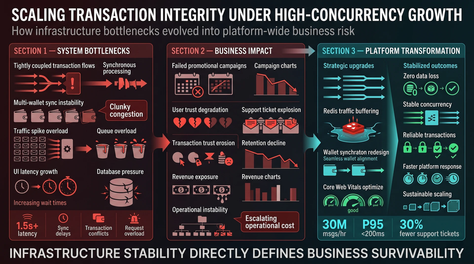 Scaling Transaction Integrity Under High-Concurrency Growth - Situation